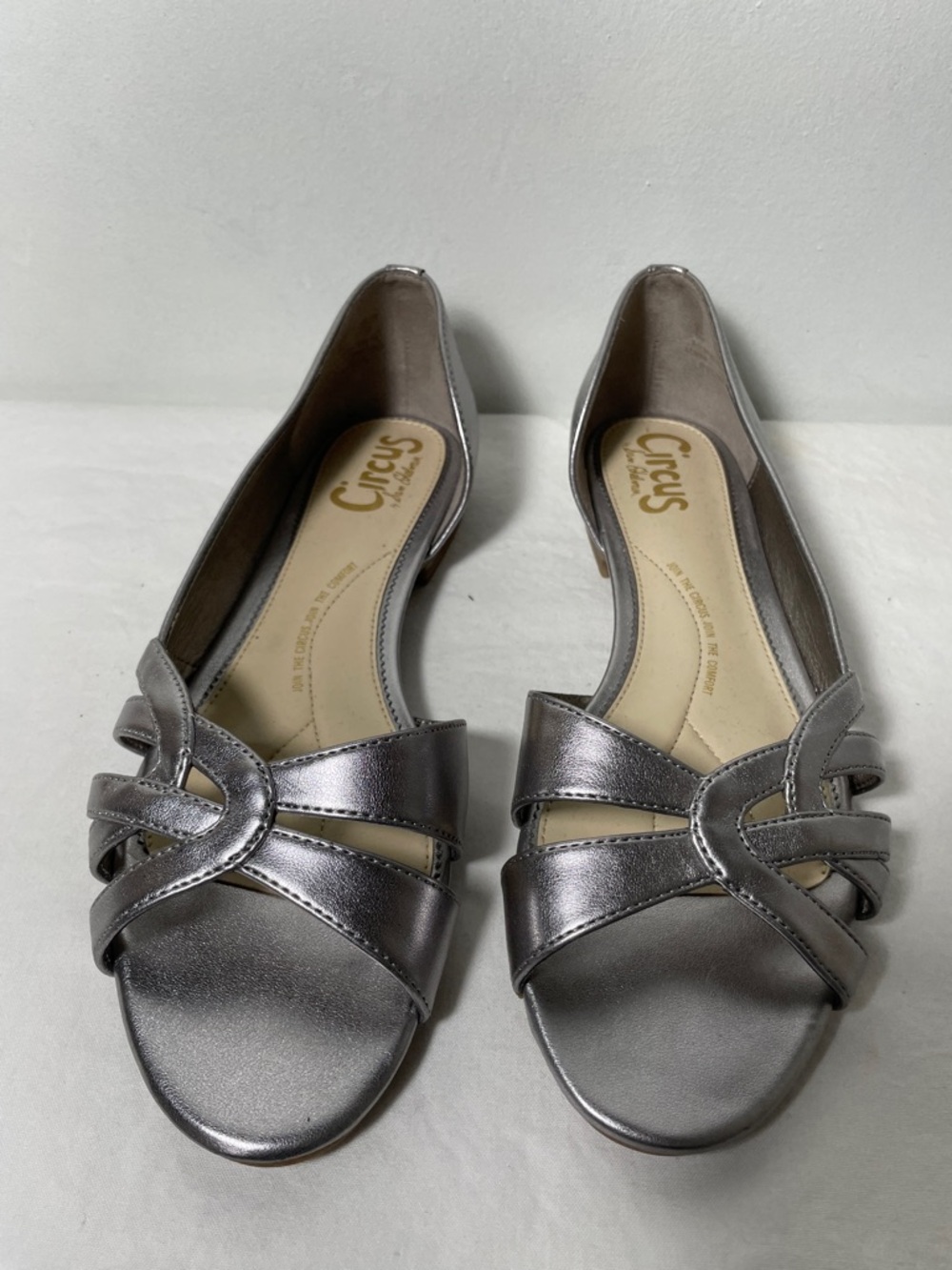 Circus Sam Edelman Belinda Metallic D’Orsay Flats 8